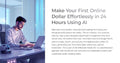 Make Your First Online Dollar Effortlessly in 24 Hours Using AI: For Free